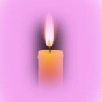 Magenta Candle